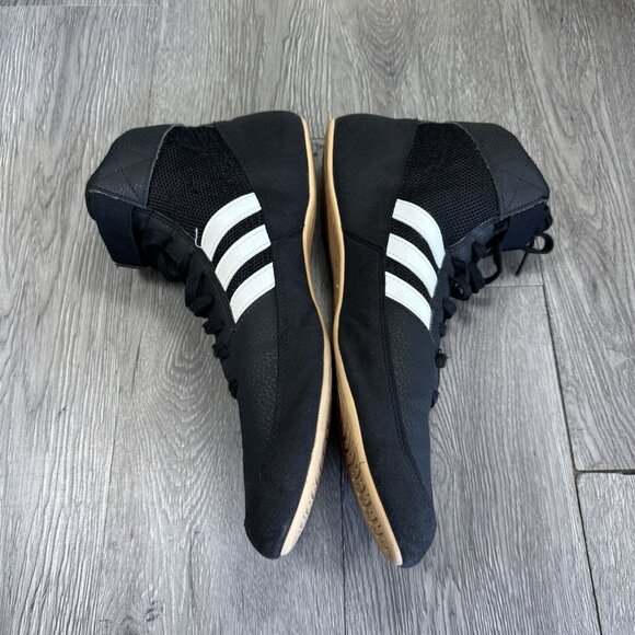 Adidas Athletic Wrestling Shoes YYJ 606004 A03325 Black Men’s Sz 12.5 Excellent main image 8